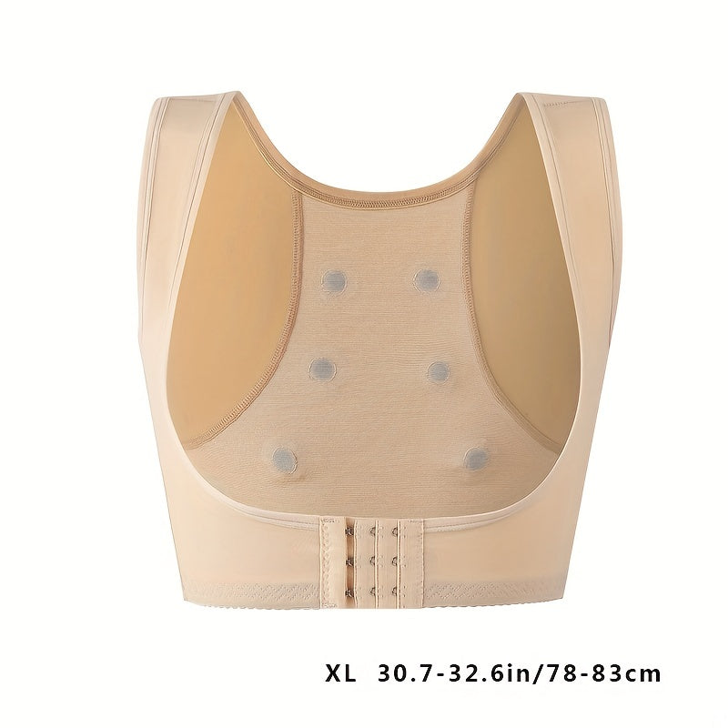 Novacciva Invisible Body Shaper Corset Women Chest Posture Corrector Belt Back Shoulder Support Brace Posture Correction For Health Care, Fit Up To 99.21-198.42LB